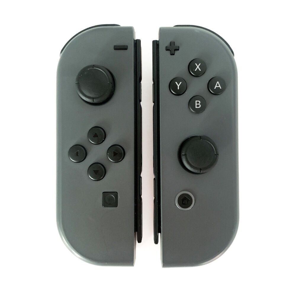 OEM Nintendo Switch Joy-Con L/R Gray Controller Pair Tested Works
